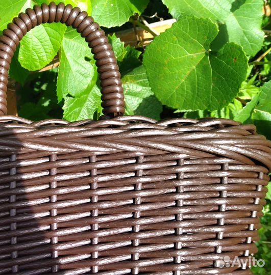 Дровница из ротанга, 40 л