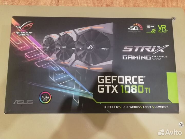 Видеокарта Asus GeForce GTX 1080 Ti Strix Gaming