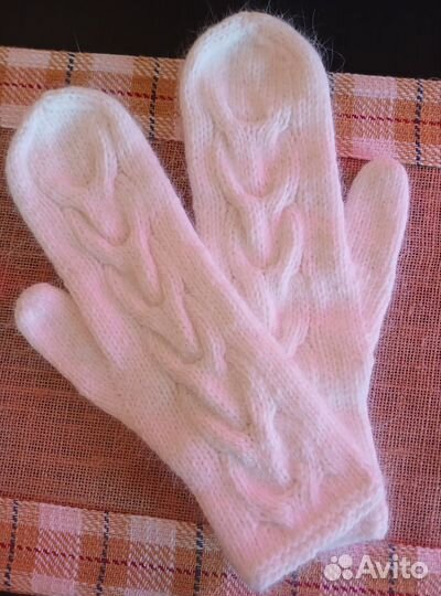 Варежки женские ручная работа
