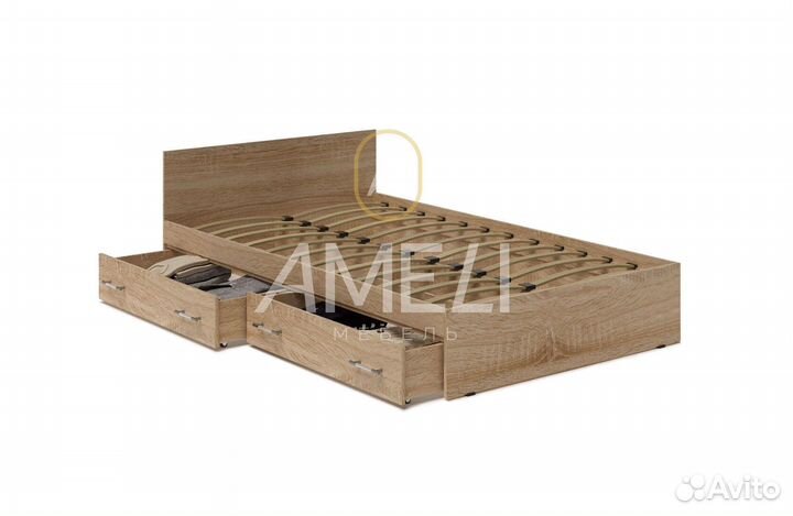 Кровать с ящиками