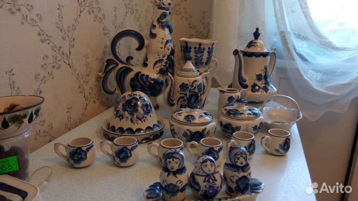 Посуда гжель