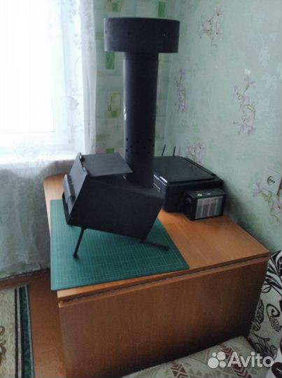 Печь ракетного типа