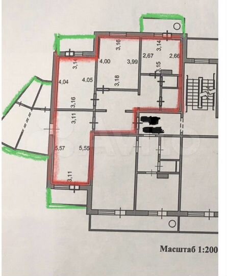 3-к. квартира, 68 м², 7/10 эт.