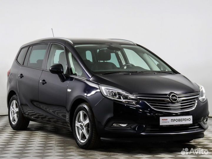 Opel Zafira 1.6 МТ, 2018, 119 037 км