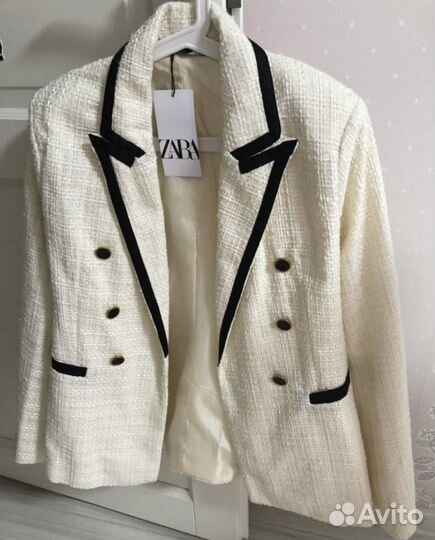 Пиджак zara новый