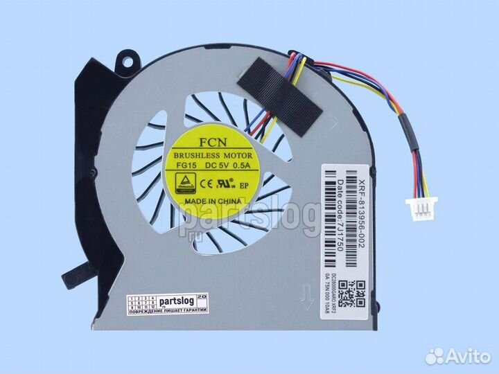 Вентилятор для HP Pavilion dv6-7000 dv7-7000 4-pin