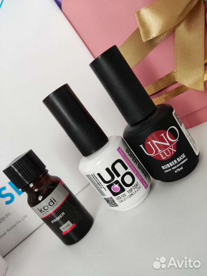 База и топ для ногтей UNO материалы для ногтей