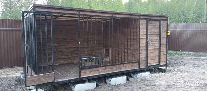 Будка вольер для собаки