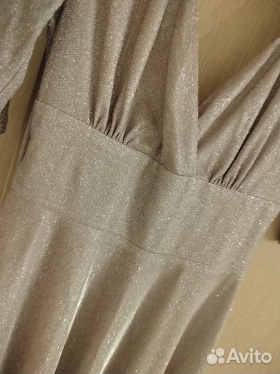 Платье вечернее пудровый перелив