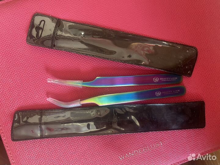 Пинцет для наращивания ресниц