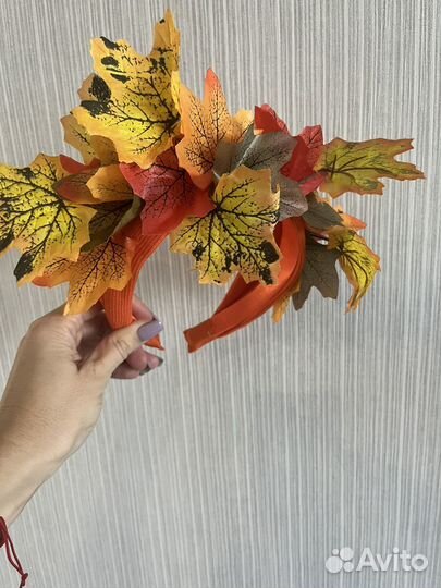 Ободок для волос осень