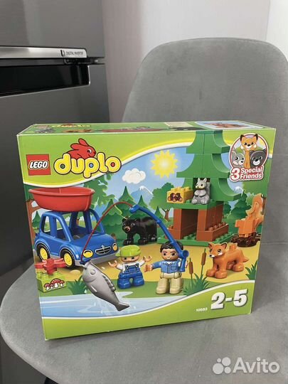 Lego Duplo Рыбалка в лесу 10583 новый