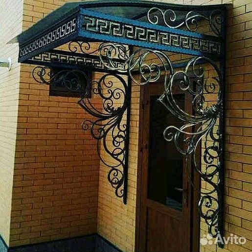 Кованные навесы ворота перила