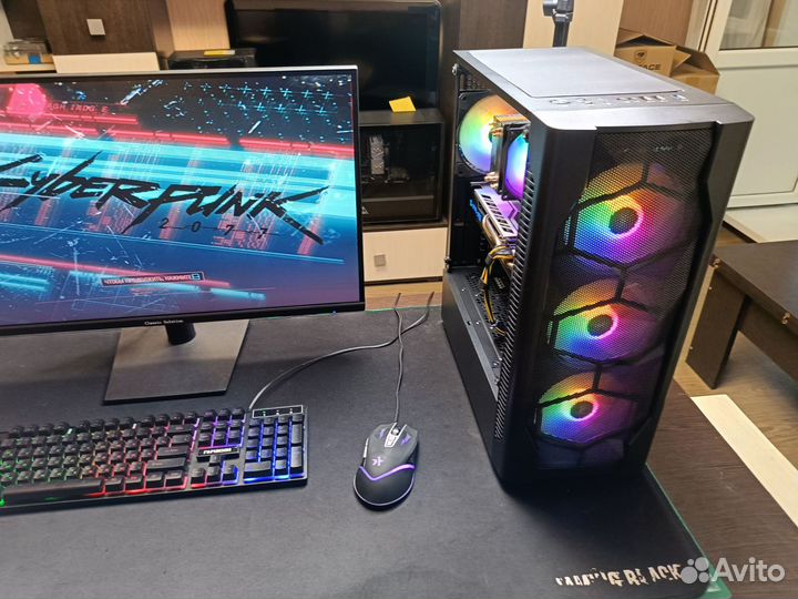 Игровой пк Intel 12100F+ Sapphire Nitro+ RX580 8Gb