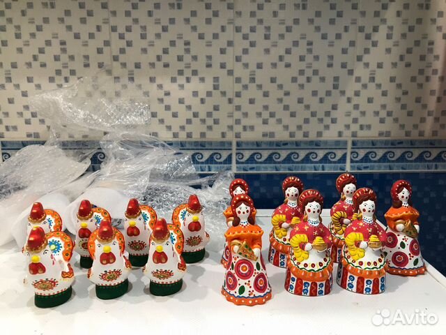 Дымковские игрушки 100 шт