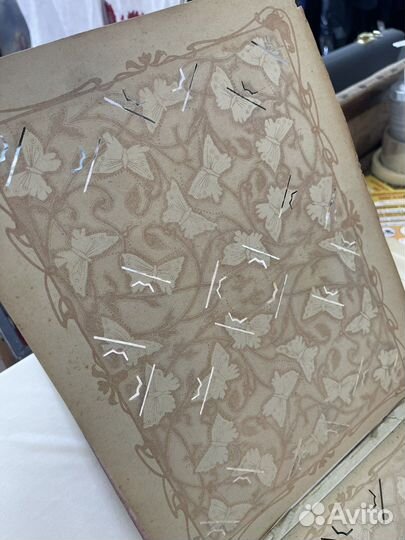 Антикварный альбом для открыток, до 1917