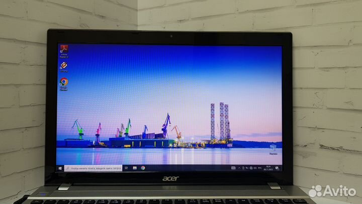 Мощный ноутбук для работы 4ядра/4Gb/SSD гарантия