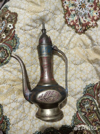 Кувшин кумган Индия винтаж 17см