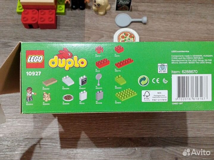 Lego duplo номер 10927 Пиццерия