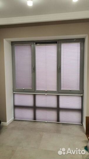 Жалюзи плиссе и рулонные шторы