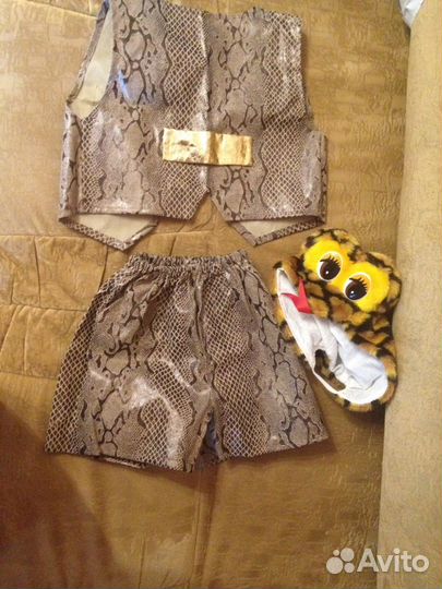 Костюм змеи на ребенка 3-4 года