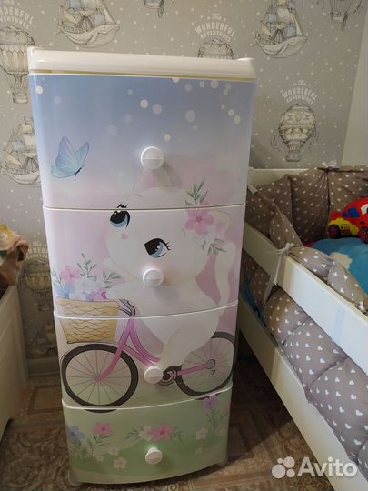 Комод детский пластиковый