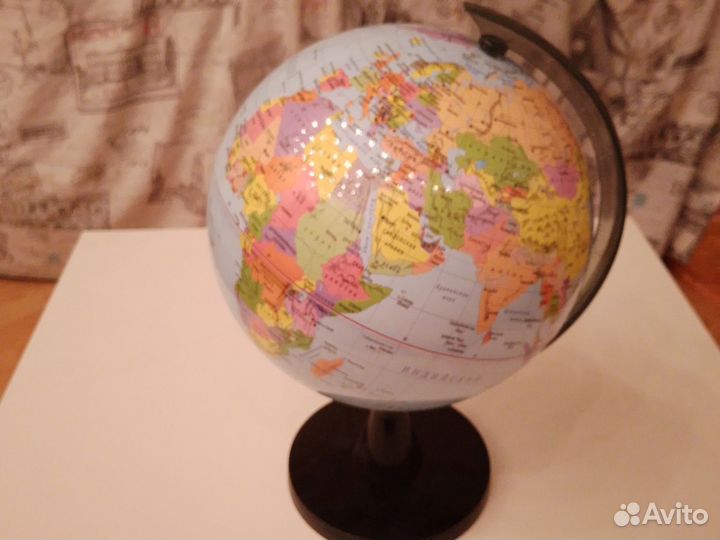 Глобус новый для детей в садик и в школу
