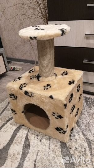 Домик для кошки с когтеточкой