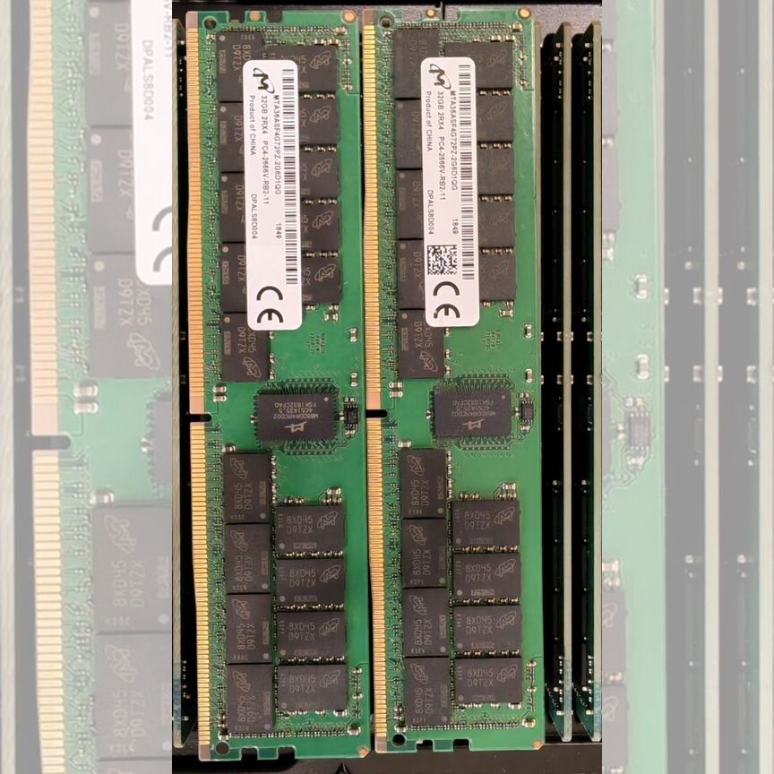 [MTA36ASF4G72PZ-2G6] Лот 100 Шт 32*2666 Micron Юрлиц Mta36asf4g72pz-2g6