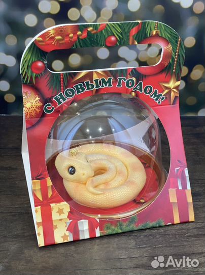 Мыло ручной работы, символ 2025 змея