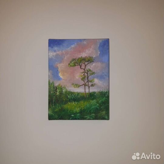 Картина маслом на холсте пейзаж