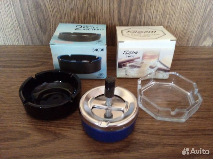 Пепельница стекло. Изготовлено в Турции