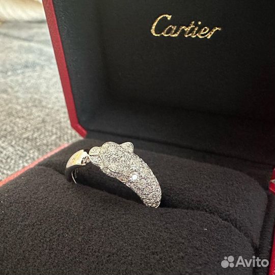 Cartier panthere кольцо в обсыпке