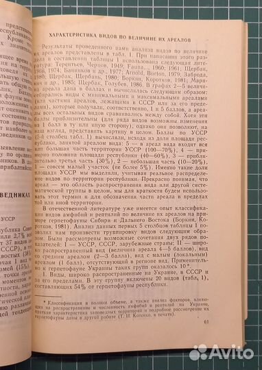 Амфибии и рептилии заповедных территорий - 1987