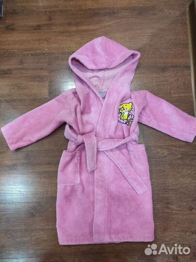 Халат махровый для девочки