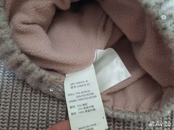 Комплект шапка и шарф женский