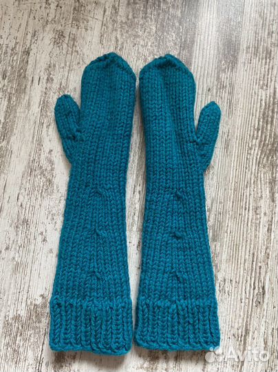 Шапка снуд и варежки