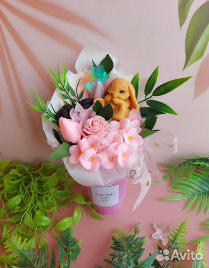 Букет цветов из мыла