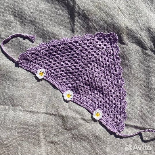 Вязаная косынка 