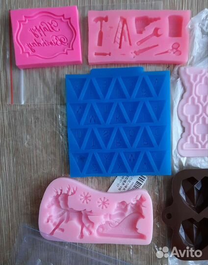Силиконовые формы молд мастика изомальт