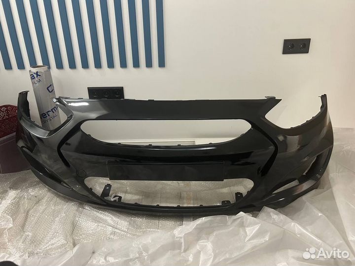 Бампер для Hyundai solaris передний новый