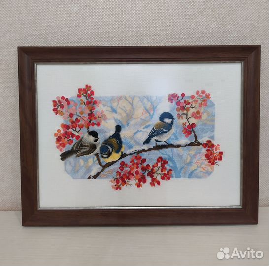 Воробей и синички