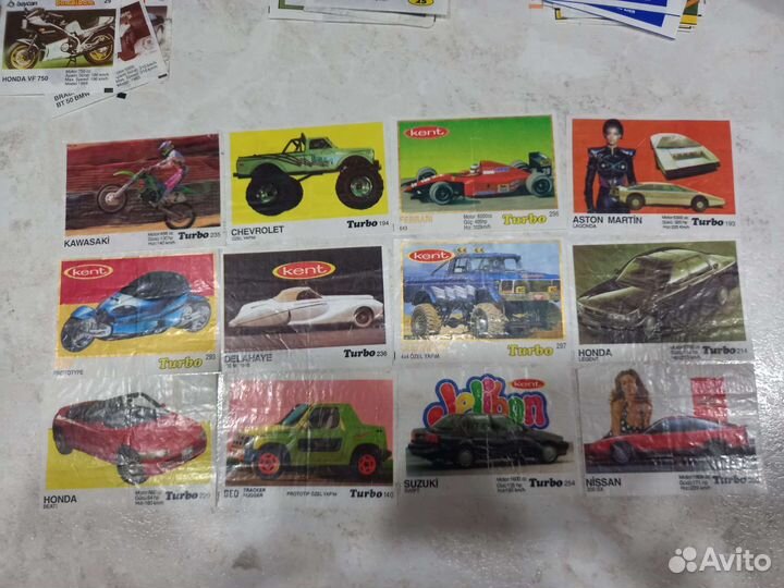 Вкладыши от жвачек 90 х