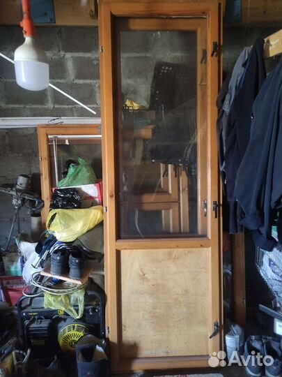 Дверь+ оконные блоки деревянные