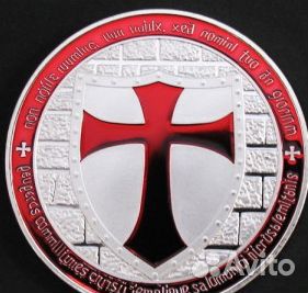 Коллекционная монета Ордена Тамплиеров