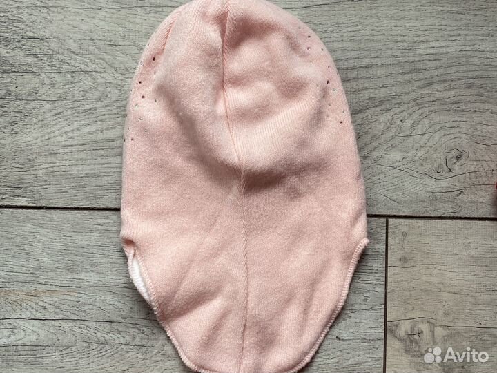 Шапка шлем демисезонная для девочки