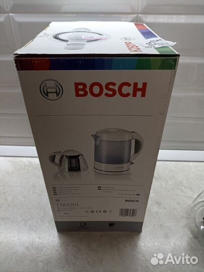 Чайник электрический bosch новый TTA2201 чаеварка