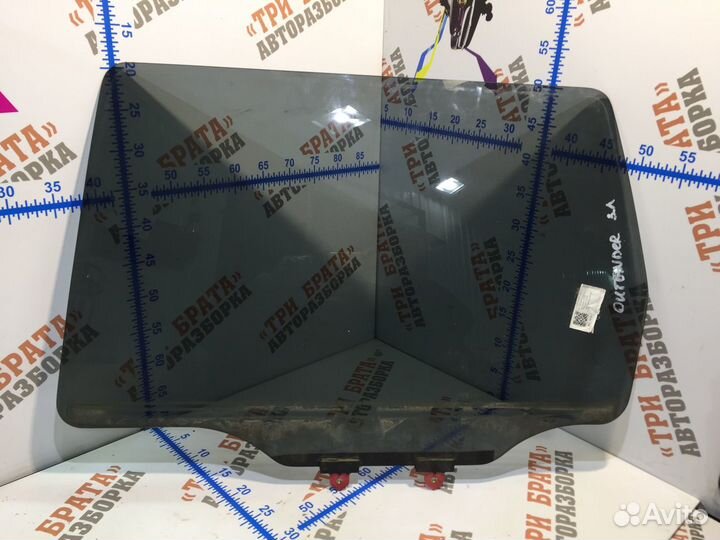 Мицубиси Аутлендер Стекло двери заднее левое AS3