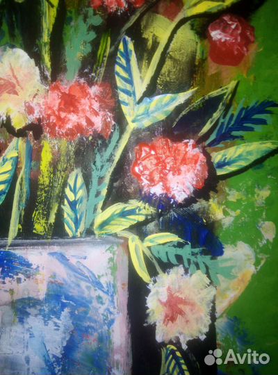 Картина Цветы Акрил