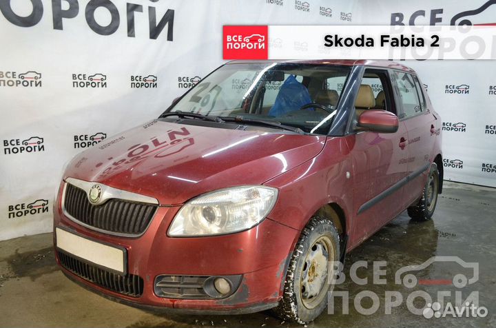 Пороги Skoda Fabia II